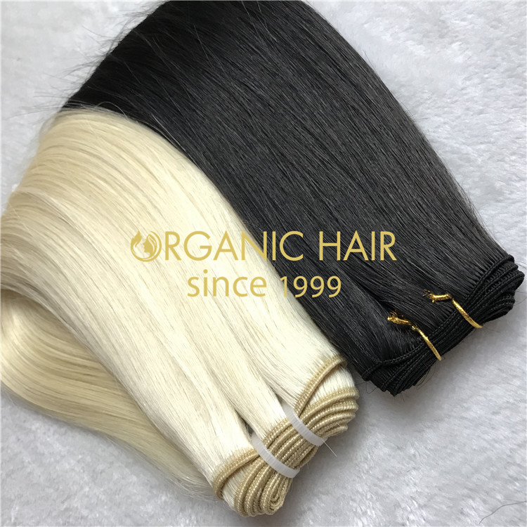 Hair extensions to order--Hand tied weft C14